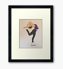 Figure Skater Framed Print