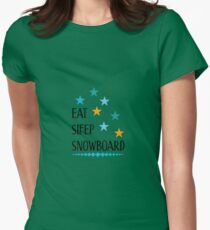 winter sports Women's Fitted T-Shirt