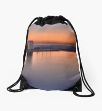 Merewether Baths Sunrise Drawstring Bag