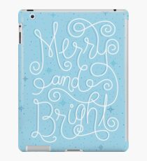 Merry and Bright Ice Blue iPad Case/Skin