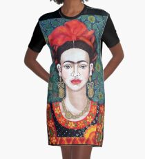 Frida, Queen of Hearts closer I Graphic T-Shirt Dress