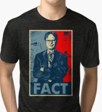 Dwight Schrute fact Tri-blend T-Shirt