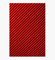 Red geometric pattern (motif géométrique rouge) Photographic Print