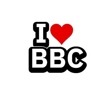"I Love BBC" Sticker by KingAsian | Redbubble