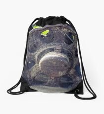 Old Cannon Wheel Drawstring Bag