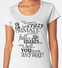 Crazy Primate (1) Women's Premium T-Shirt