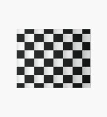 Checkerboard Abstract Art Art Board