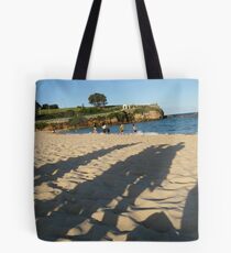 Shadows on Coogee Beach Tote Bag
