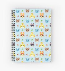 Cuaderno de espiral Animal Crossing - Azul