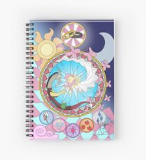 Fluttercord Stained Glass Spiral Notebook