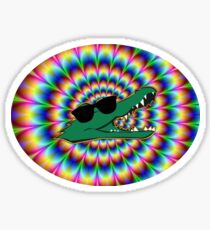Allegheny College Glasses Gator Sticker