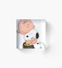 amitié snoopy Bloc acrylique