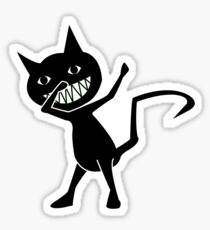 Dabbing Cat Shirt - Funny Black Cat Dab Tshirt Gift Sticker