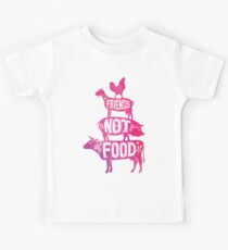 Freunde nicht essen - vegane vegetarische Tierliebhaber T-Shirt - Vintage Distressed Kinder T-Shirt