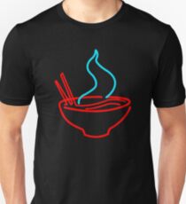 Spicy Ramen Noodles Neon Unisex T-Shirt