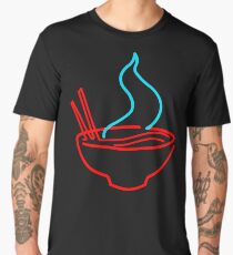 Spicy Ramen Noodles Neon Men's Premium T-Shirt