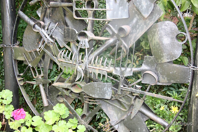 "Garden Tool Sculpture" by Maximus Redbubble