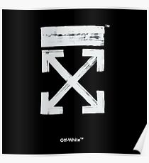 Off-White Brush Arrows Poster