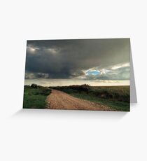 road Greeting Card
