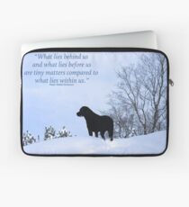 Within Us - Black Labrador Laptop Sleeve