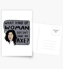Rosa Diaz Axe Quote Postcards