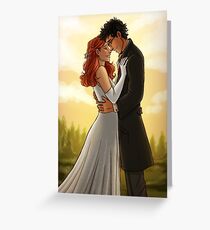 James and Lily wedding Greeting Card