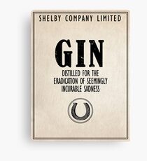 Gin The Eradication of Sadness Canvas Print