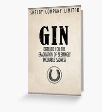 Gin The Eradication of Sadness Greeting Card