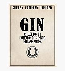Gin The Eradication of Sadness Photographic Print