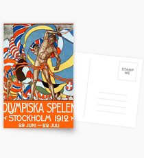 Weinlese Stockholm Schweden Olympics Postkarten