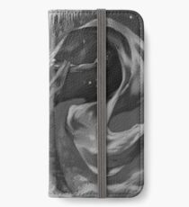 RPG Necromancy Fantasy Fengil Sorcerer Wizard Necromancer casting a black magic spell in his secret dungeon iPhone Wallet/Case/Skin