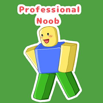 buff noob Sticker for Sale by PurplePearls