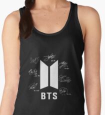bts bangtan boys signatures signature autograph Women's Tank Top