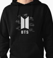 bts bangtan boys signatures signature autograph Pullover Hoodie