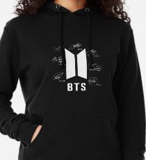 bts bangtan boys signatures signature autograph Lightweight Hoodie