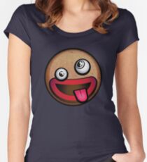 Crazy Gingerbread Man Women's Fitted Scoop T-Shirt
