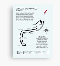 Circuit De Monaco Canvas Print