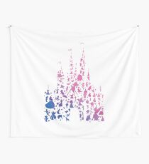 Character Castle Inspired Silhouette Wall Tapestry