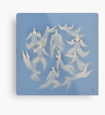 Lienzo metálico The swimmers