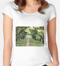 Oak Alley Plantation Women's Fitted Scoop T-Shirt