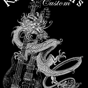 Artwork thumbnail, Kasuga Guitars logo with dragon (KGd1-2023-03) by Regal-Music