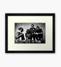 Black Hippy B/W Framed Print