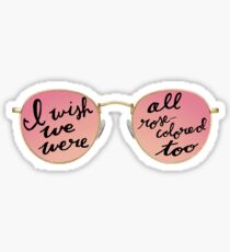 Rose-Colored Boy Sticker