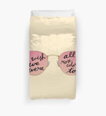 Rose-Colored Boy Duvet Cover