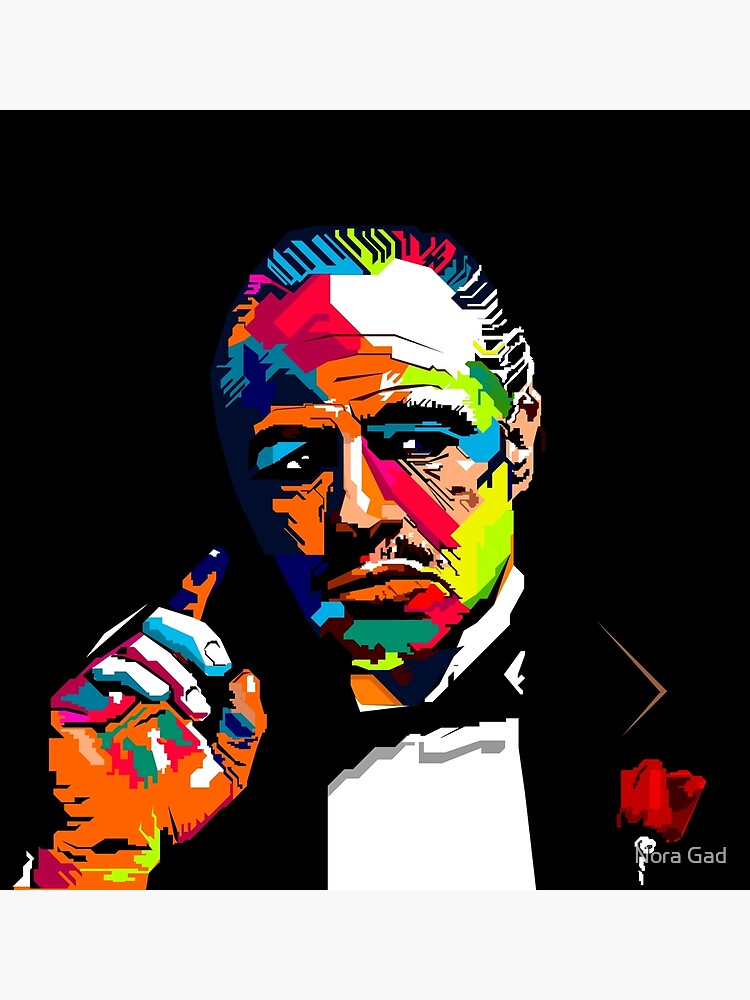 "The Godfather" Canvas Print by NoraMohammed Redbubble