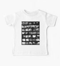 Contact Sheet Black And White Analogue Film Baby Tee