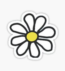 life is good flower white Sticker