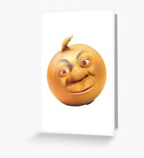 Onion Layers Greeting Card