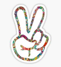 Peace Fingers: Stickers | Redbubble