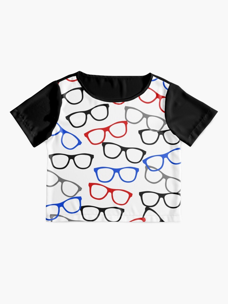 Nerd Glasses Pattern For Bookworms And Geeks T Shirt By